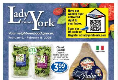 Lady York Foods Flyer February 9 to 15