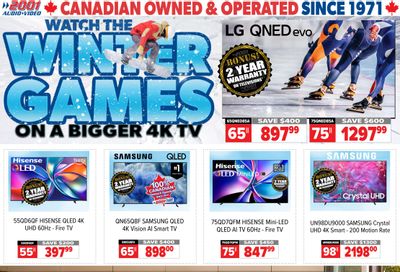 2001 Audio Video Flyer February 9 to 12