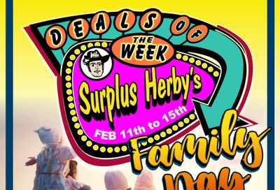 Surplus Herby’s Flyer February 11 to 15