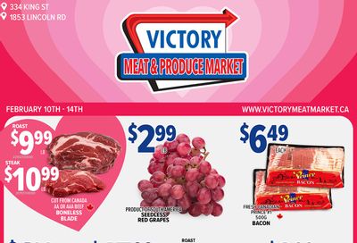 Victory Meat Market Flyer February 10 to 14