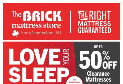 The Brick Mattress Store Flyer February 10 to 17