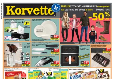 Korvette Flyer February 12 to 25