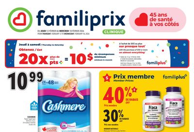 Familiprix Clinique Flyer February 12 to 18