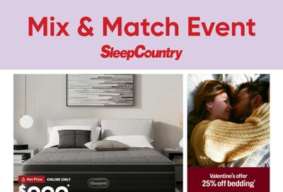 Sleep Country Flyer February 11 to 17