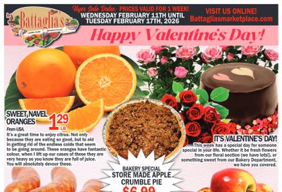 Battaglia's Marketplace Flyer February 11 to 17