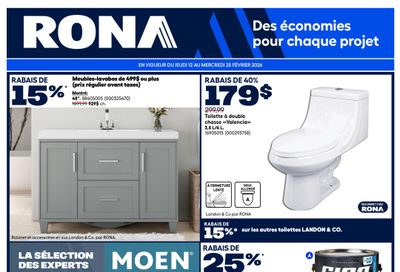 Rona & Rona+ (QC) Flyer February 12 to 25