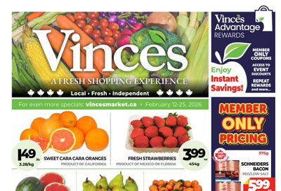 Vince's Market Flyer February 12 to 25