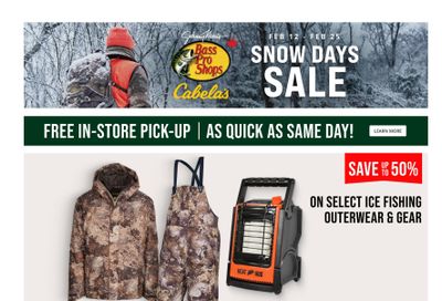 Bass Pro Shops Flyer February 12 to 25