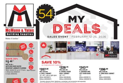 McMunn & Yates Building Supplies Flyer February 12 to 25