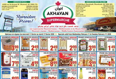 Akhavan Supermarche Flyer February 11 to 17