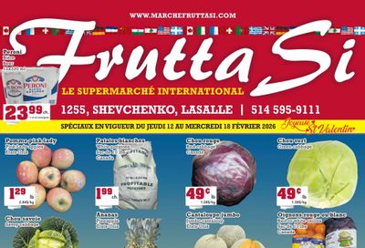Frutta Si Flyer February 12 to 18