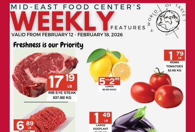 Mid-East Food Centre Flyer February 12 to 18