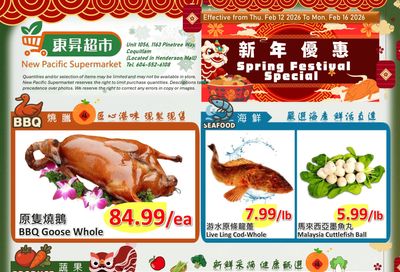 New Pacific Supermarket Flyer February 12 to 16