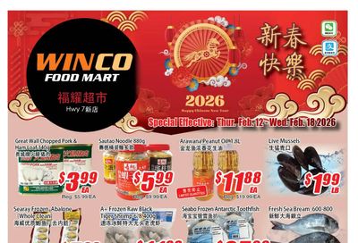 WinCo Food Mart (HWY 7) Flyer February 12 to 18