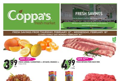 Coppa's Fresh Market Flyer February 12 to 18