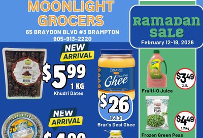 Moonlight Grocers Flyer February 12 to 18