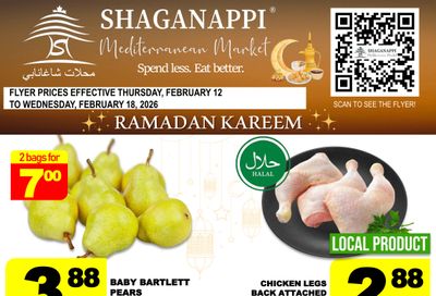 Shaganappi Mediterranean Market Flyer February 12 to 18