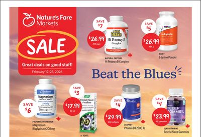 Nature's Fare Markets Flyer February 12 to 25