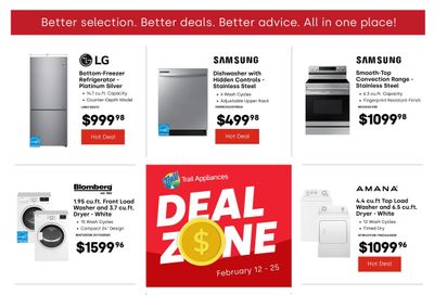 Trail Appliances (BC) Flyer February 12 to 25