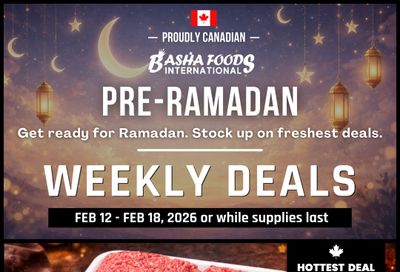 Basha Foods International Flyer February 12 to 18