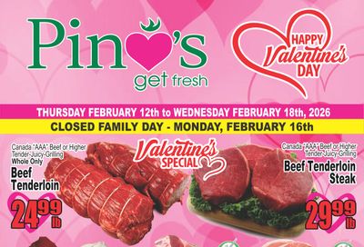 Pino's Flyer February 12 to 18