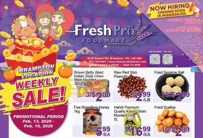 FreshPro Foodmart (Brampton) Flyer February 13 to 19