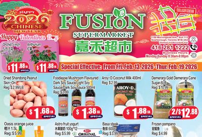 Fusion Supermarket (Scarborough) Flyer February 13 to 19
