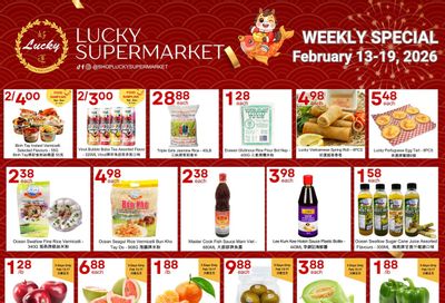Lucky Supermarket (Edmonton) Flyer February 13 to 19