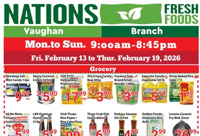 Nations Fresh Foods (Vaughan) Flyer February 13 to 19