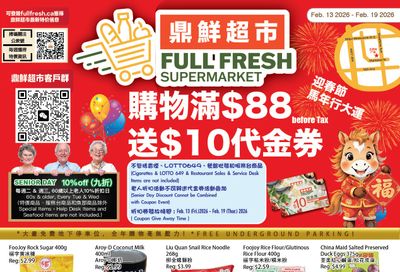 Full Fresh Supermarket Flyer February 13 to 19