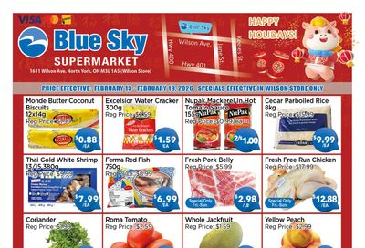 Blue Sky Supermarket (North York) Flyer February 13 to 19
