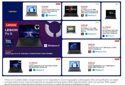 Canada Computers Flyer February 13 to 19
