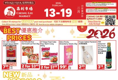 Chong Lee Market Flyer February 13 to 19