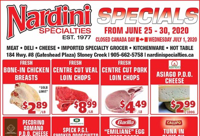 Nardini Specialties Flyer June 25 to 30