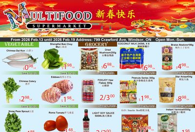 MultiFood Supermarket Flyer February 13 to 19