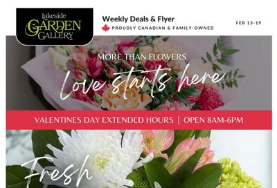 Lakeside Garden Gallery Flyer February 13 to 19