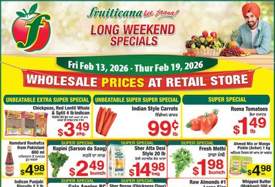 Fruiticana (Kelowna) Flyer February 13 to 19