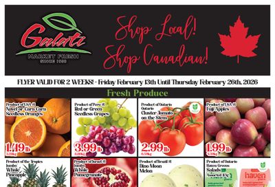 Galati Market Fresh Flyer February 13 to 26