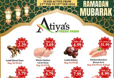 Atiya's Fresh Farm Flyer February 13 to 19
