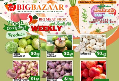Big Bazaar Canada Flyer February 13 to 18