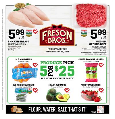 Freson Bros. Flyer February 20 to 26