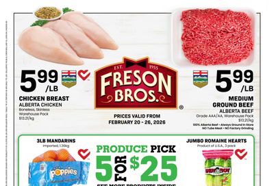 Freson Bros. Flyer February 20 to 26