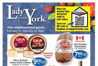 Lady York Foods Flyer February 16 to 22