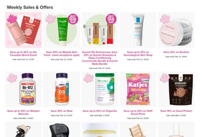 Well.ca Weekly Sales February 16 to 22