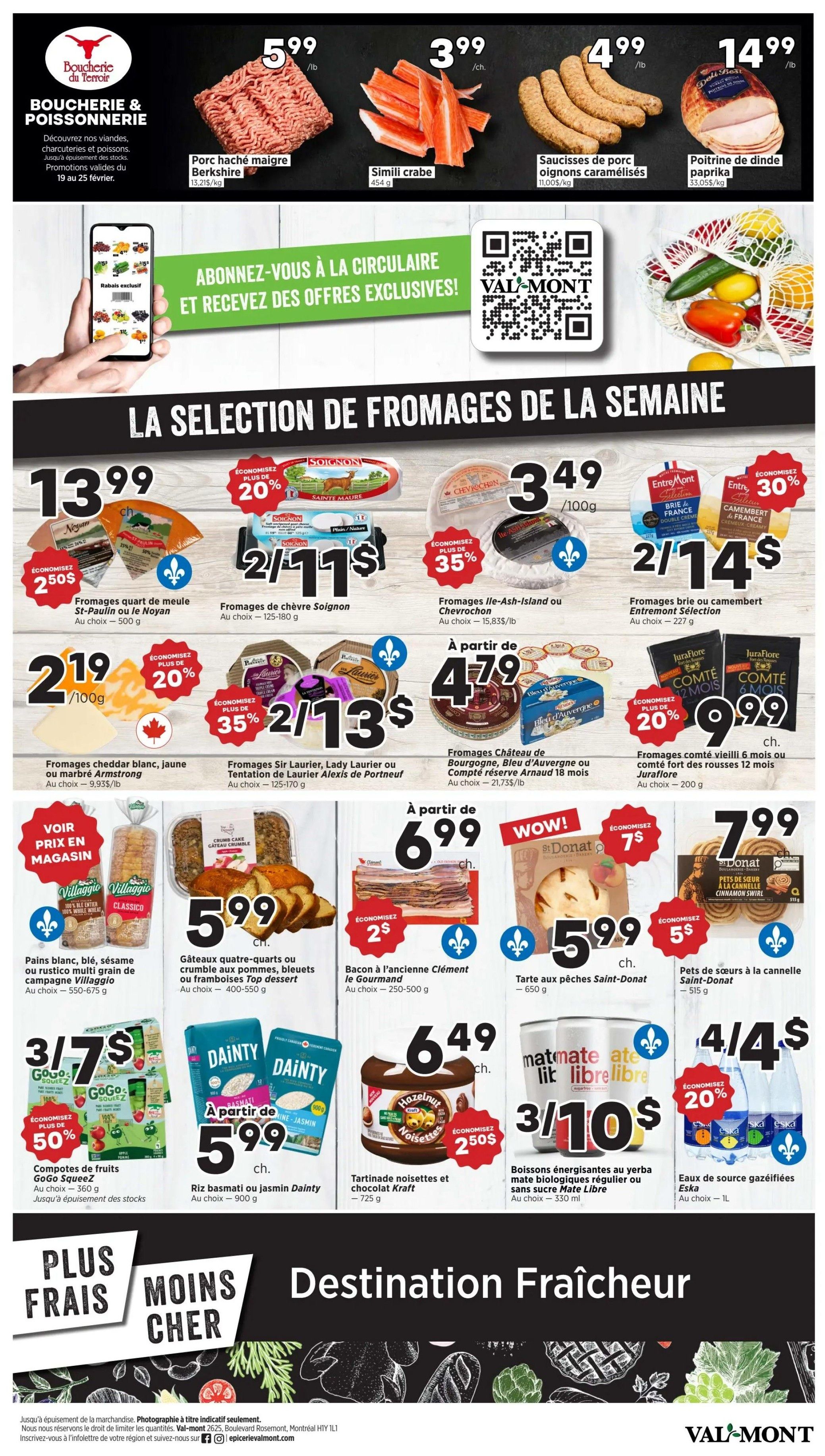 Val-Mont Flyer February 19 to 25