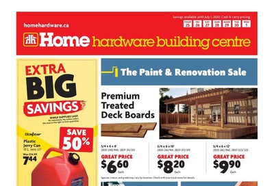 Home Hardware Building Centre (BC) Flyer June 25 to July 1