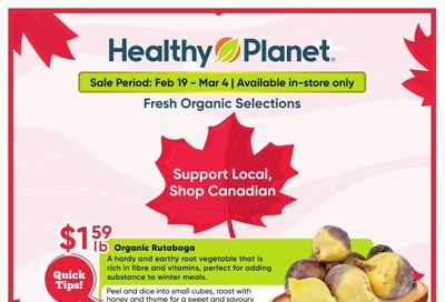 Healthy Planet Flyer February 19 to March 4