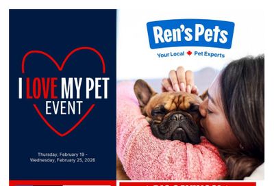 Ren's Pets Flyer February 19 to 25