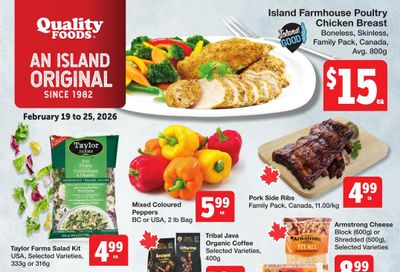 Quality Foods Flyer February 19 to 25