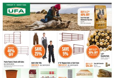 UFA Co-operative Limited Flyer February 19 to March 9